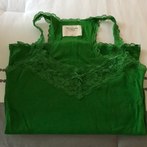 Abercrombie & Fitch Tops - Abercrombie & fitch a&f tank with lace